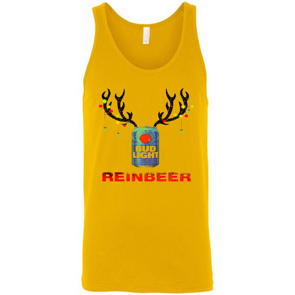 Bud light reinbeer Christmas - Canvas Unisex Tank