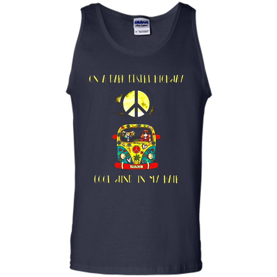 Peace-On A Dark Desert Highway Cool Wind In My Hair Shirt PINGPONG - Tank Top