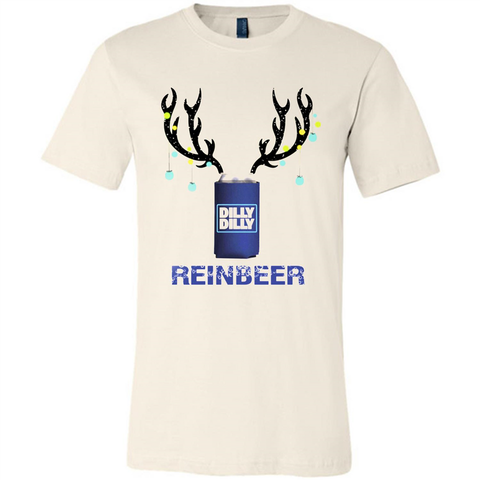 Dilly Dilly Reinbeer Funny Beer Reindeer Christmas Sporty - Canvas Unisex T-Shirt