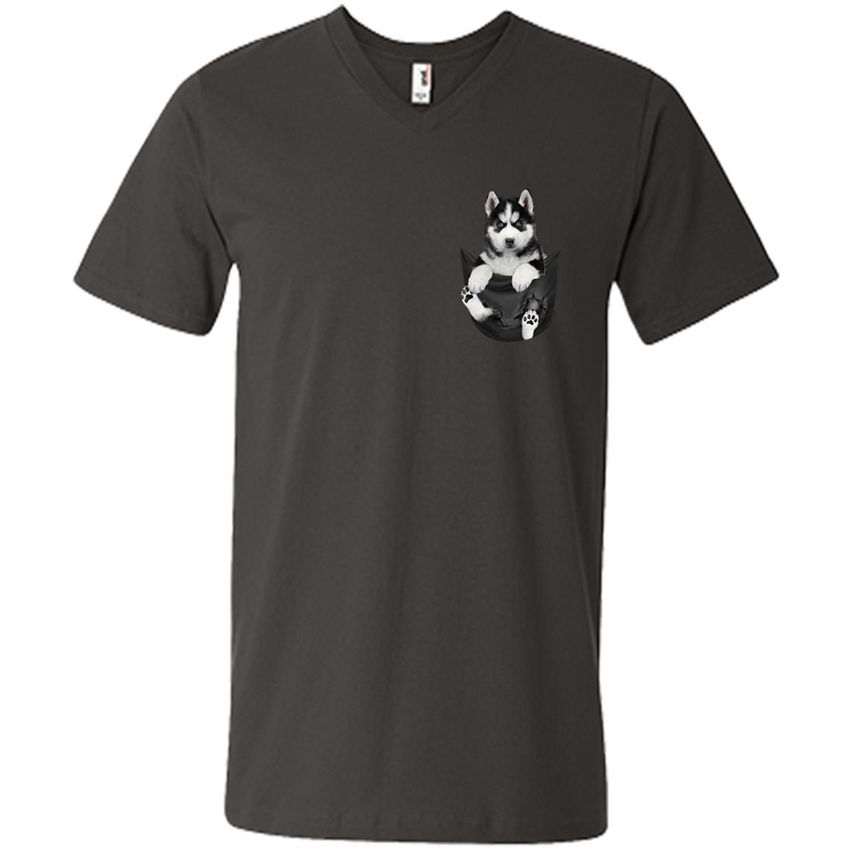 Husky Pocket - Men's V-Neck