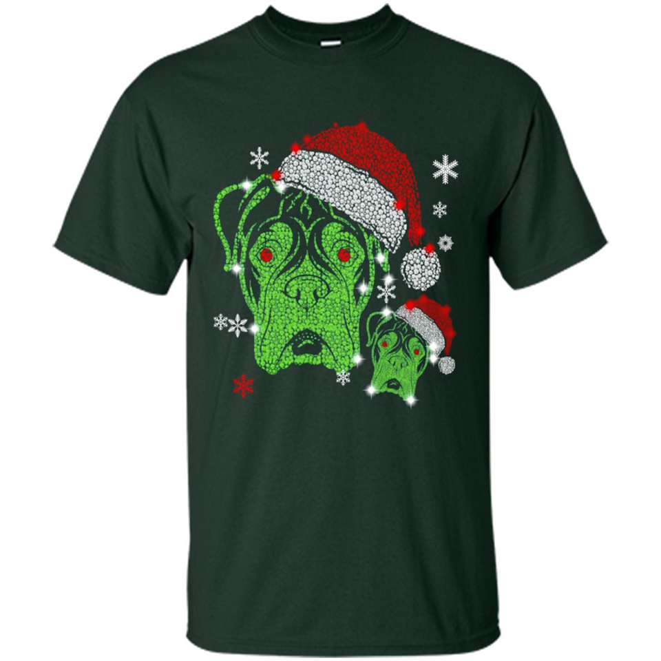 Boxer Dog diamond Christmas - Shirt