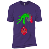 GRINCH HAND HOLDING BALTIMORE ORIOLES GLITTER CHRISTMAS PINGPONG