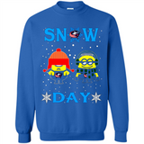 Snow Day Shirt For Columbus Blue Jackets Vs Minion Fans pingpong