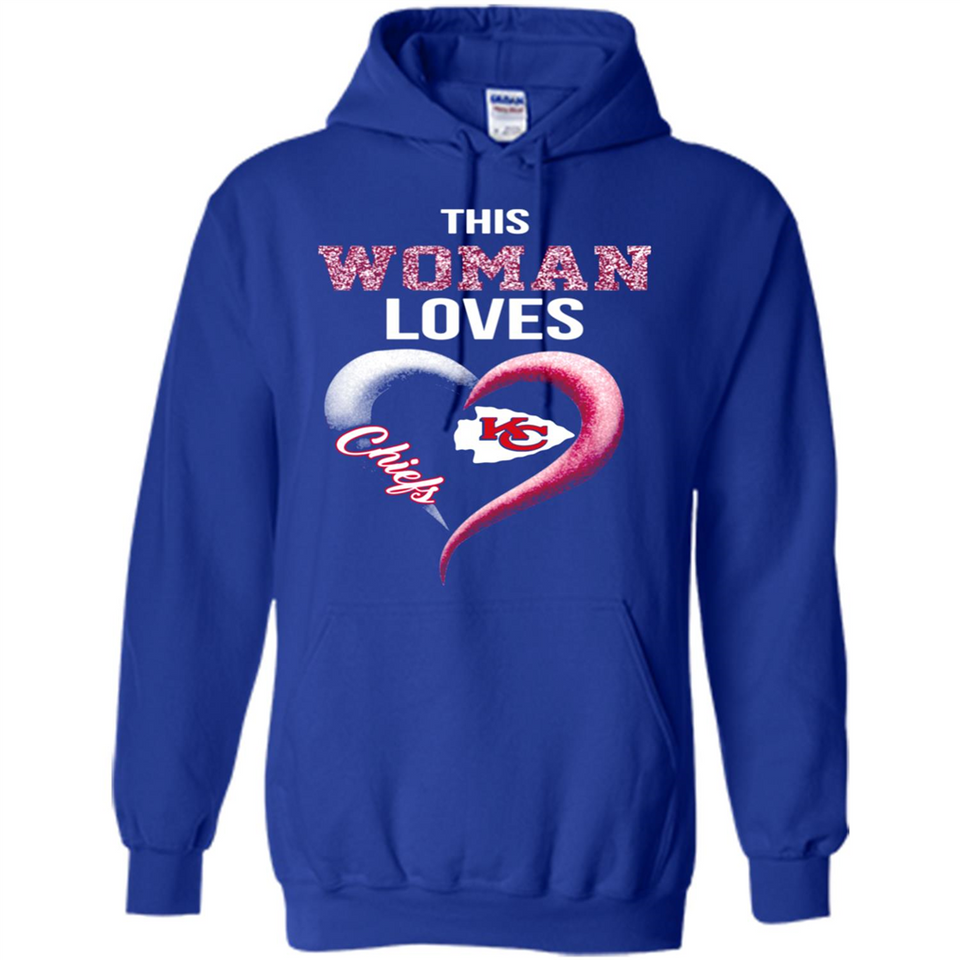 This Woman love Chiefs NFL football team - Hoodie