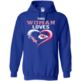This Woman love Chiefs NFL football team - Hoodie