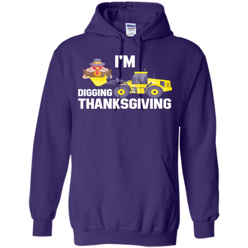 I'm Digging Thanksgiving Cute Turkey Tractor