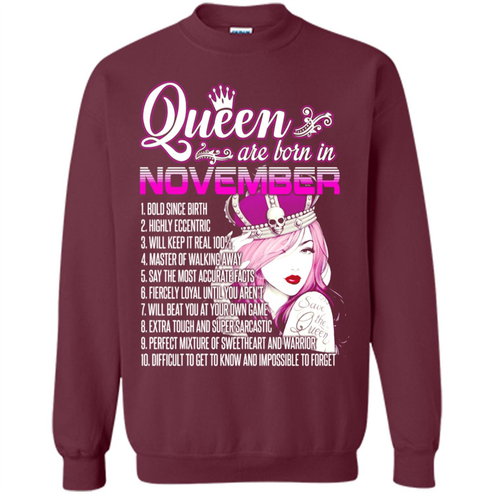 Queens Are Born In November Vintage Birthday