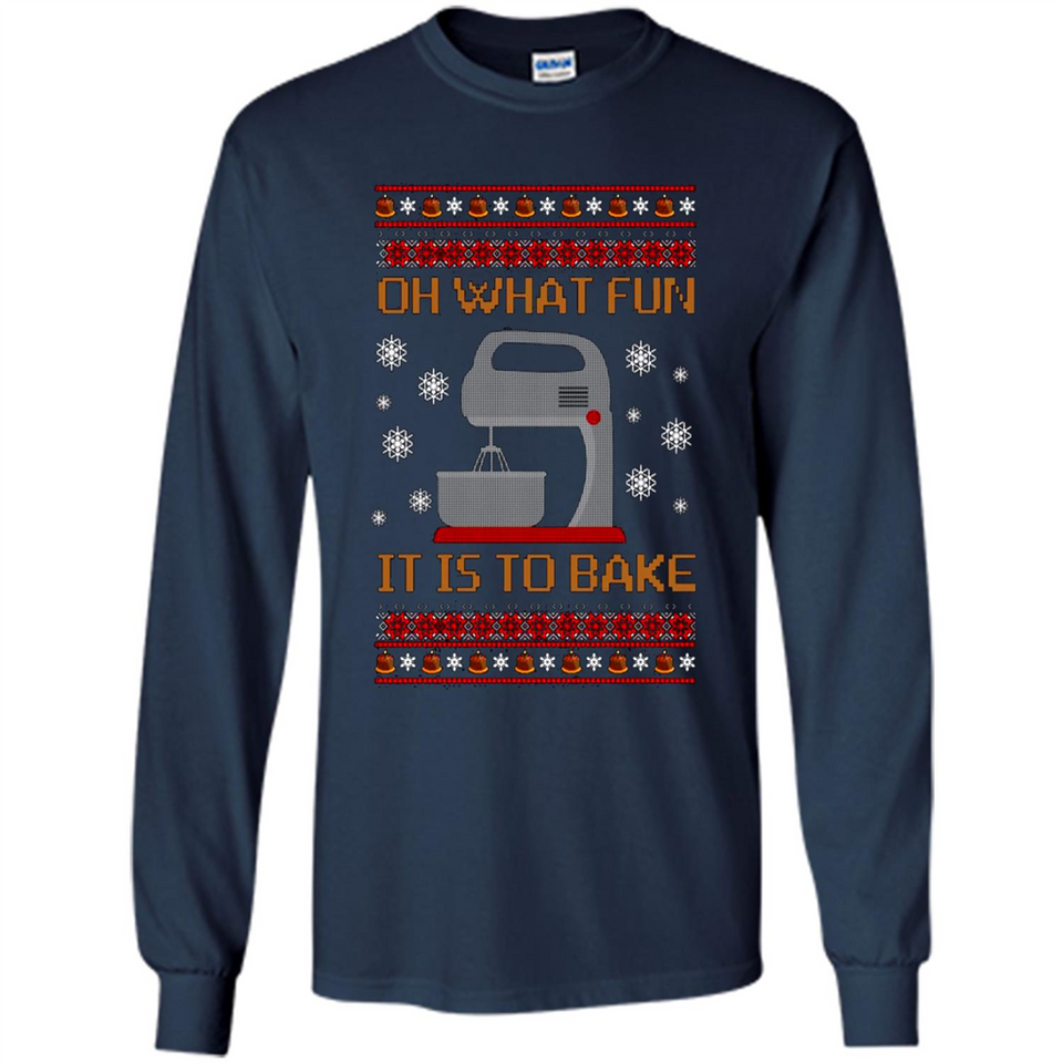 Oh What Fun It Is To Bake Ugly Christmas sweater Sweater PINGPONG