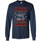 Oh What Fun It Is To Bake Ugly Christmas sweater Sweater PINGPONG