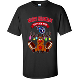 Tennessee Titans NFL Reindeer Funny Merry Christmas And Happy New Year