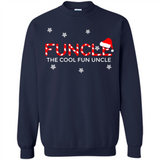 Mens Christmas Funcle The Cool Fun Uncle Definition Xmas - Sweatshirt