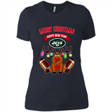 New York Jets NFL Reindeer Funny Merry Christmas And Happy New Year
