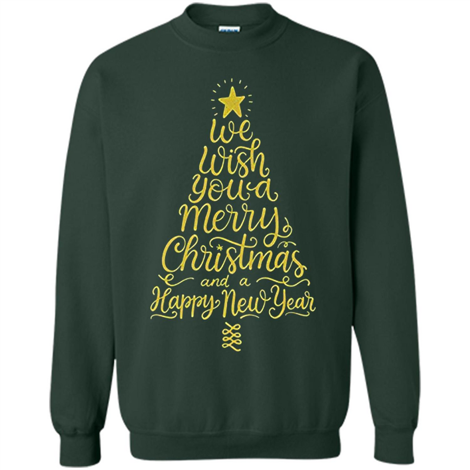 Christmas Tree T-Shirt Funny Mery Christmas Gift Idea - Sweatshirt