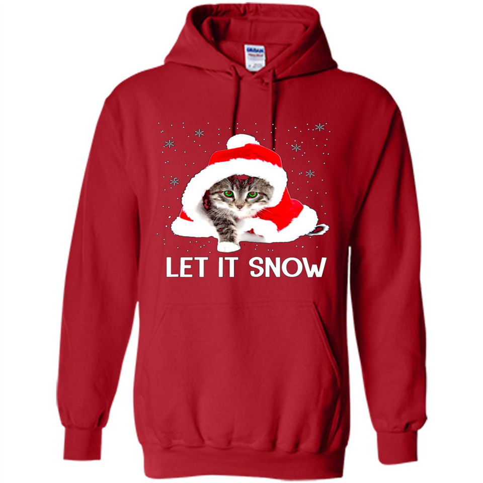 Let It Snow Cat Christmas sweater PINGPONG