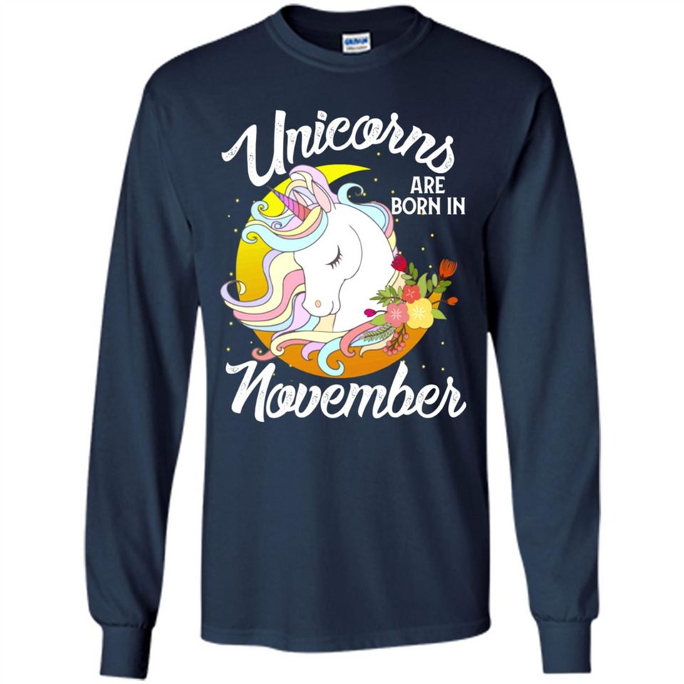 Unicorns Are Born In November Magical Rainbow