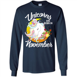 Unicorns Are Born In November Magical Rainbow