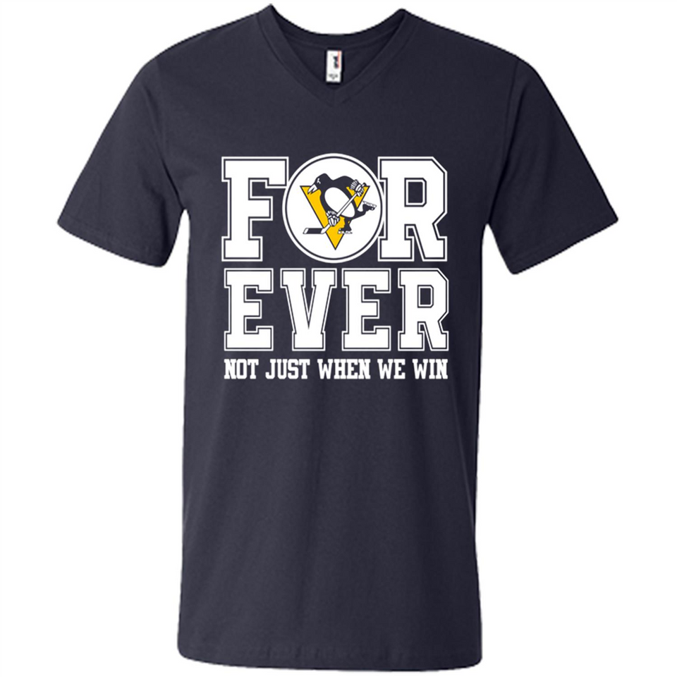 Pittsburgh Penguins Forever For ever not just when we win - Men's V-Neck