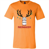 Budweiser Reinbeer Funny Beer Reindeer Christmas Sweatshirt - Canvas Unisex T-Shirt