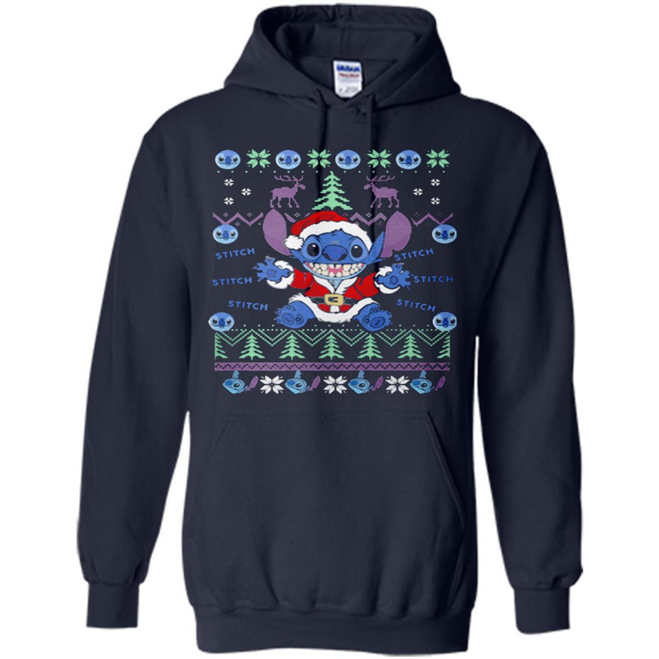 Stitch ugly christmas sweater - Hoodie
