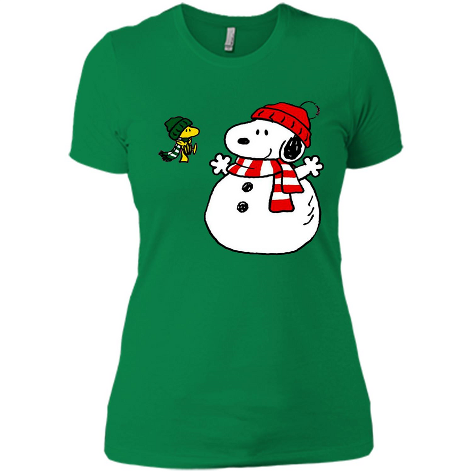 Snoopy Snowman Christmas