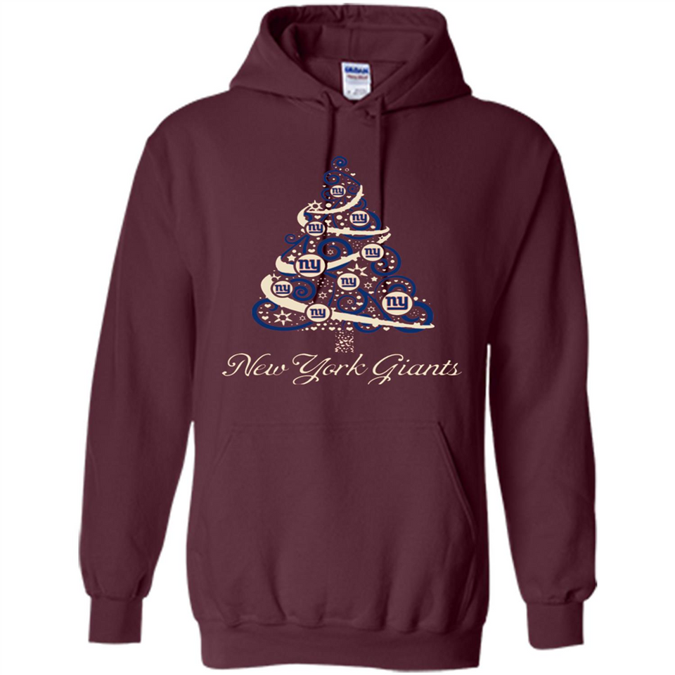 New York Giants NFL Football Team Logo Christmas Tree T-Shirt - Hoodie