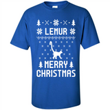 Vintage Tee For Women Men Graphic Shirts Lemur Ugly Christmas Sweater - Shirt