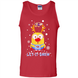 Minion Baltimore Ravens Ugly Christmas Sweater Let it Snow - Tank Top