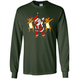 Dabbing Santa - Funny Santa Claus Christmas Dab - Long Sleeve T-Shirt