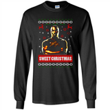 Christmas Ugly Sweater Floyd Mayweather Sweet Christmas - Long Sleeve T-Shirt