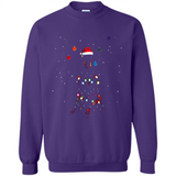 Doberman Santa Lights Christmas Dog Xmas Sweatshirt - Sweatshirt