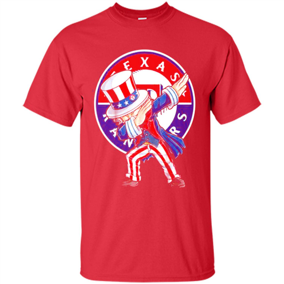MLB TEXAS RANGERS UNCLE SAM DABBING INDEPENDENCE DAY