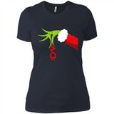 Funny Grinch Hand Holding Electrician Ornament Christmas PING PONG