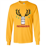 Budweiser Reinbeer Funny Beer Reindeer Christmas Sweatshirt - Long Sleeve T-Shirt