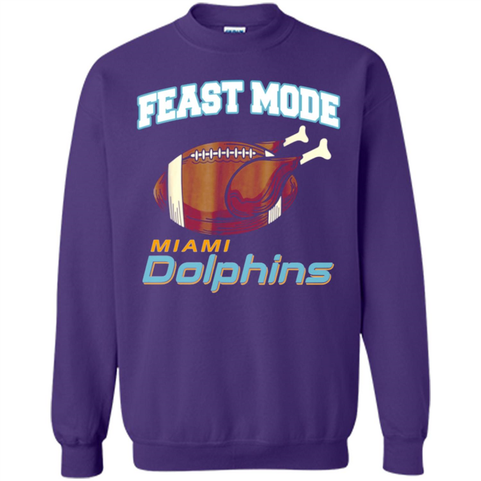 Feast Mode Dolphins Shirt - Miami Turkey Thanksgiving