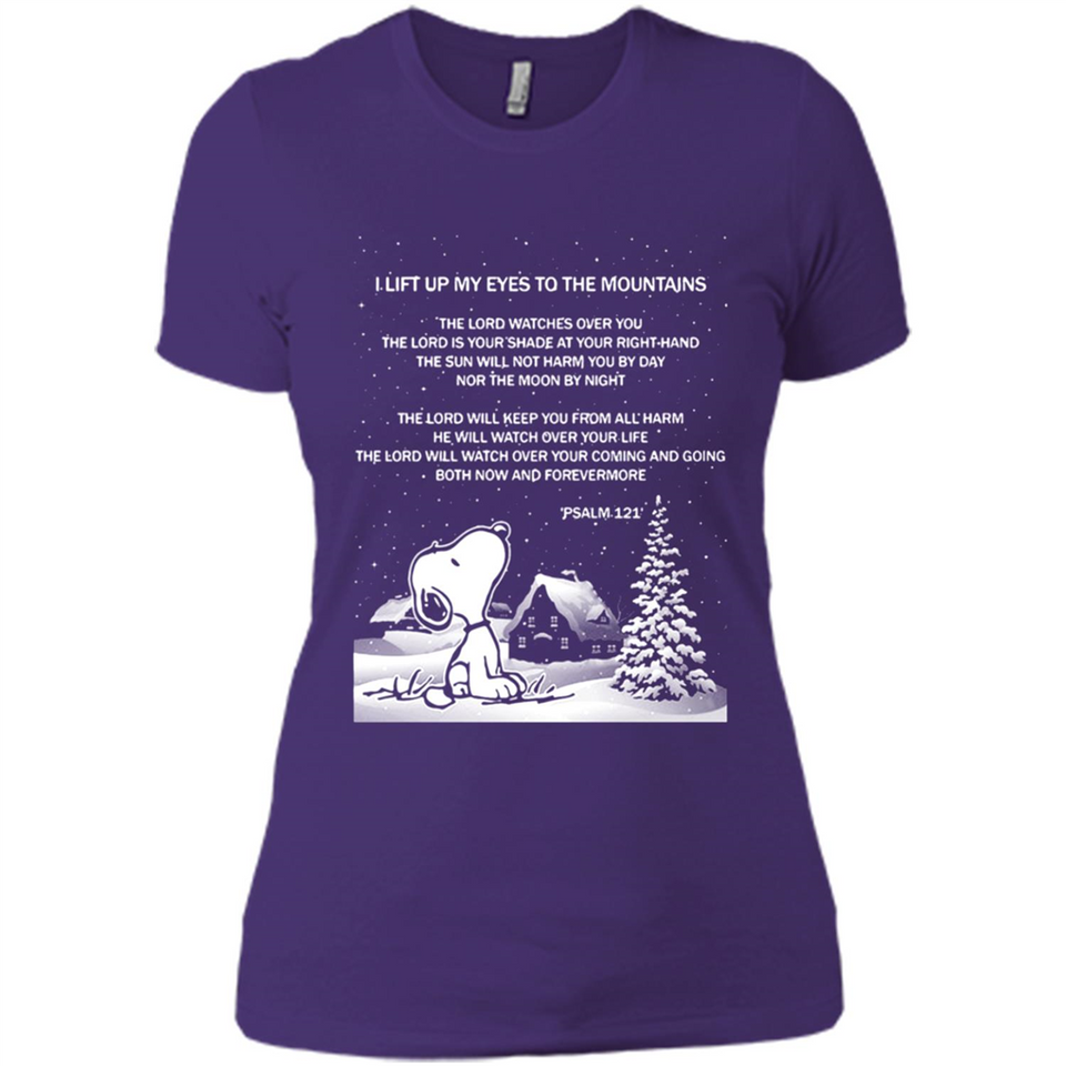Snoopy Ugly Christmas - Ladies' Boyfriend T-Shirt
