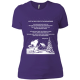 Snoopy Ugly Christmas - Ladies' Boyfriend T-Shirt