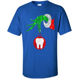 Christmas Nurse Grinch hand holding clinic dental ornament - Shirt