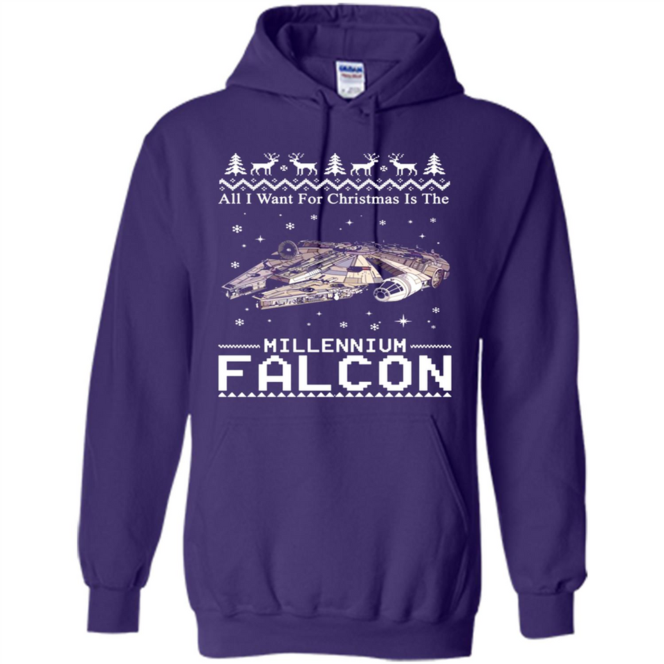 All I Want For Christmas Is The Millennium Falcon ugly PINGPONG