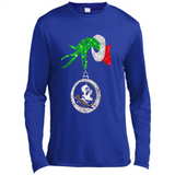 Amazing Florida State Seminoles Glitter Grinch Monogram Ornament Christmas Gift - Canvas Long Sleeve T-Shirt
