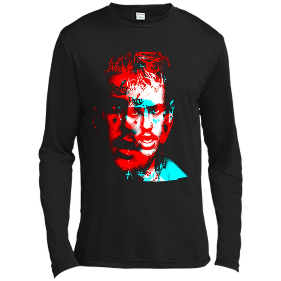 Lil Peep Rapper Fan Wear Shirt Ladies' Boyfriend Shirt - Canvas Long Sleeve T-Shirt