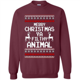 Merry Christmas ya filthy animal ulgy sweater PINGPONG