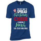 Spread Christmas Cheer Lunch Family Xmas Gift Ls - Premium Short Sleeve T-Shirt