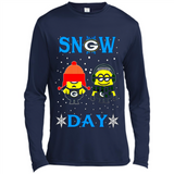 Snow Day Shirt For Green Bay Packers Vs Minion Fans pingpong