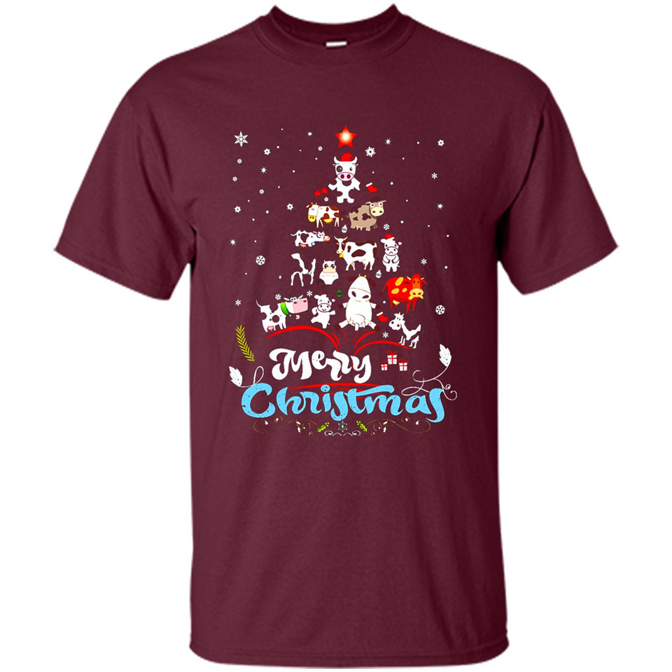 Christmas Ugly Sweater Animal Tree Pine Merry Christmas - Shirt