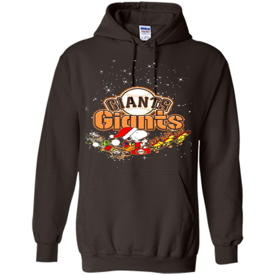 Snoopy Christmas San Francisco Giants - Hoodie