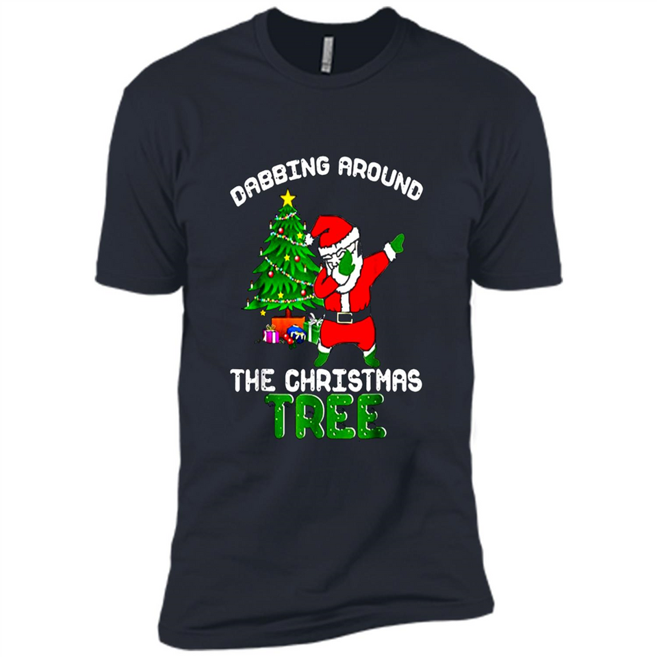 Christmas Dabbing Santa - Premium Short Sleeve T-Shirt