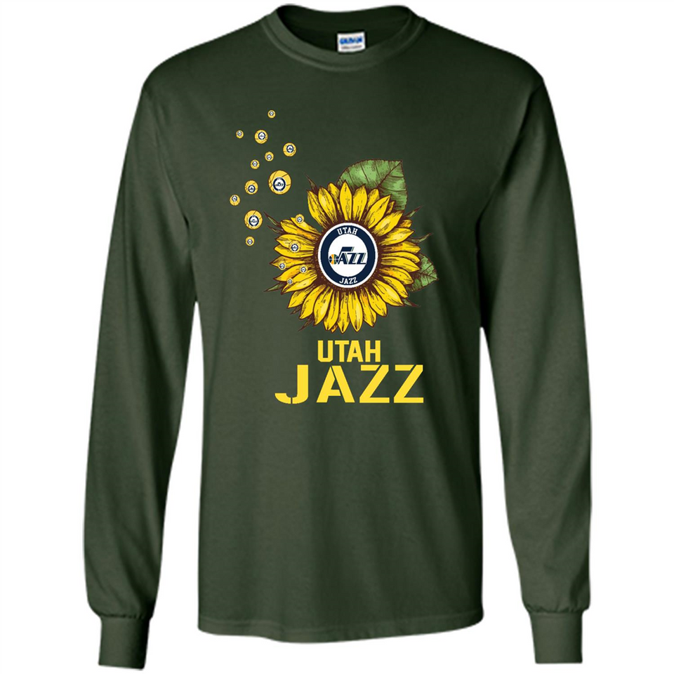 Utah Jazz Basketball Sunflower