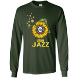 Utah Jazz Basketball Sunflower