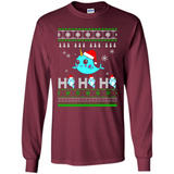 Narwhal christmas sweatshirt hoodie long PINGPONG - Long Sleeve T-Shirt