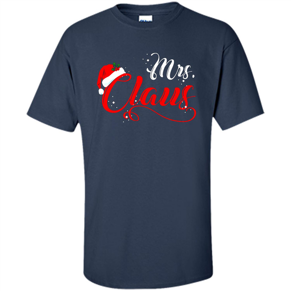 Mrs. Claus Santa Claus Merry Xmas T-Shirt - Shirt